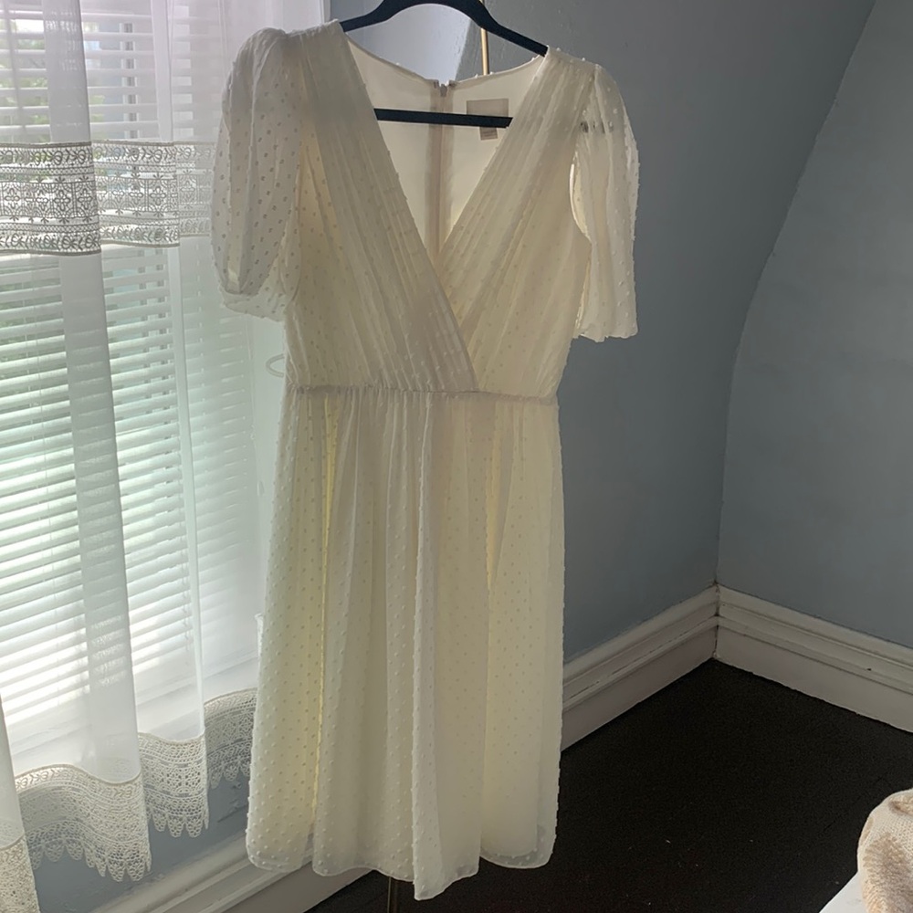 J.Crew Swiss dot dress